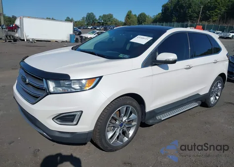 2015 Ford Edge Titanium from USA, damaged, VIN 2FMTK4K99FBB75859
